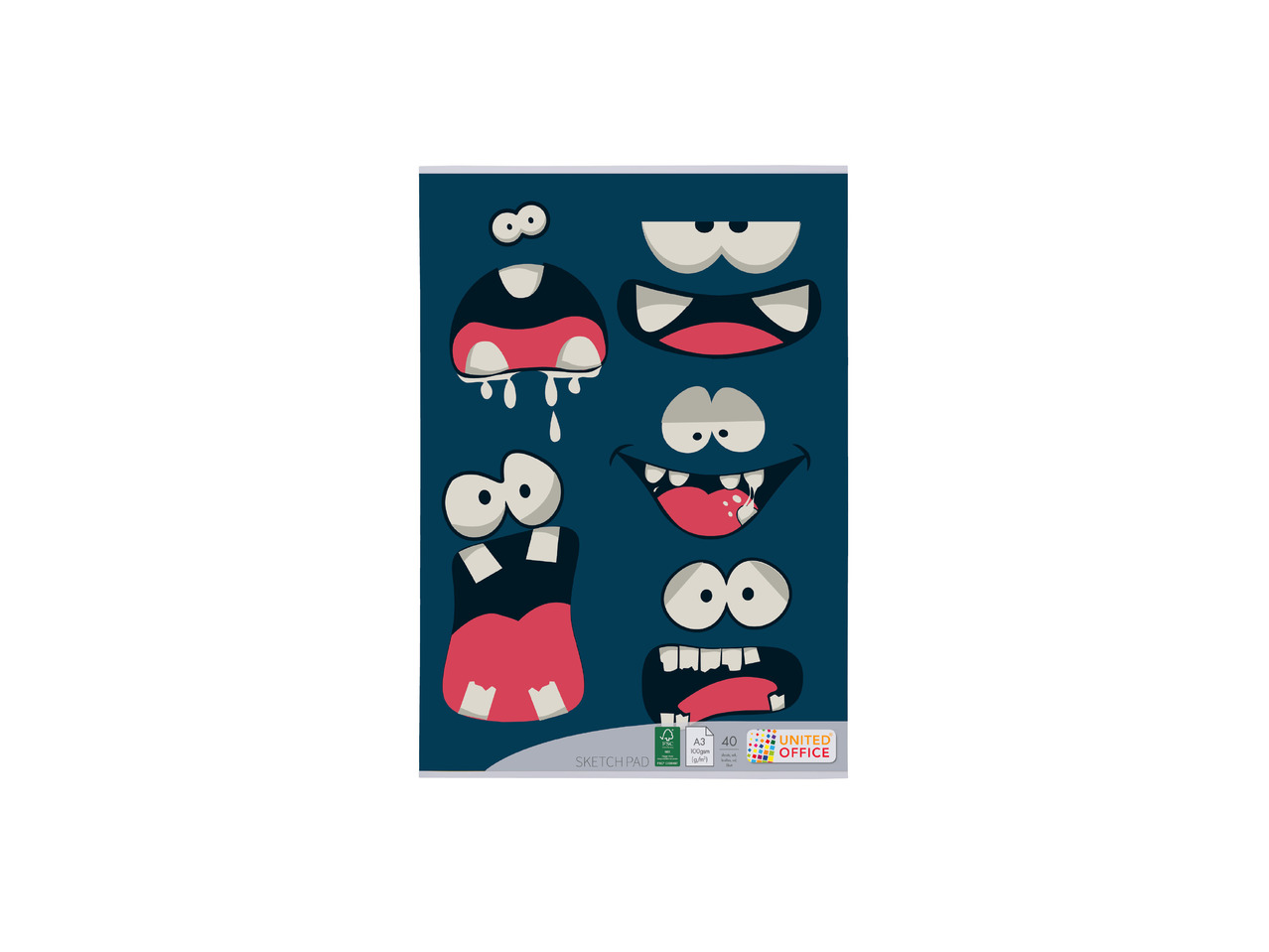 UNITED OFFICE KIDS(R) A3 Tegneblok