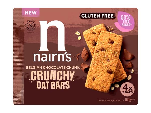 Nairn's Belgian Choc Chunk Crunchy Oat Bars 160g