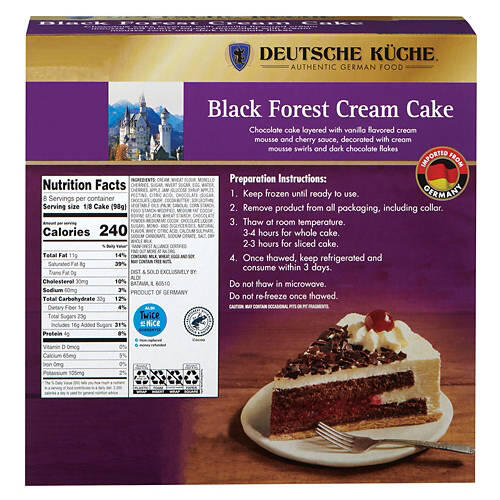 Black Forest Cream Cake, 27.5 oz