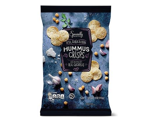 Specially Selected 
 Sweet Chili or Feta, Garlic & Herb Hummus Crisps