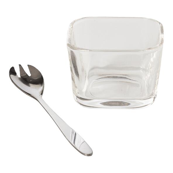 CROFTON(R) 				Gläser für Appetithäppchen mit Göffeln, 12-teilig