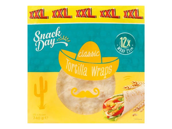SNACK DAY Tortilla Wraps 740 g