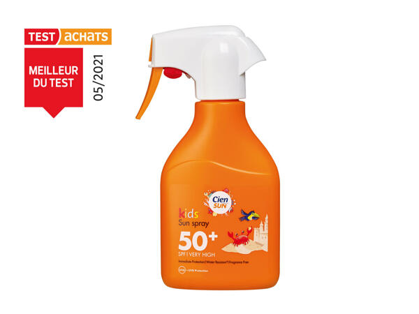 Spray solaire pour enfants FPS 50