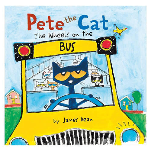 Kid's Board Book - Pete the Cat the Wheels