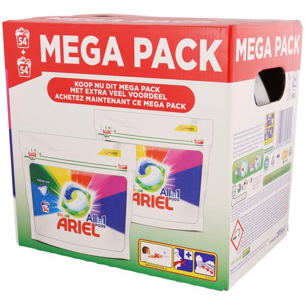 Capsules de lessive All-in-1 Ariel Couleur