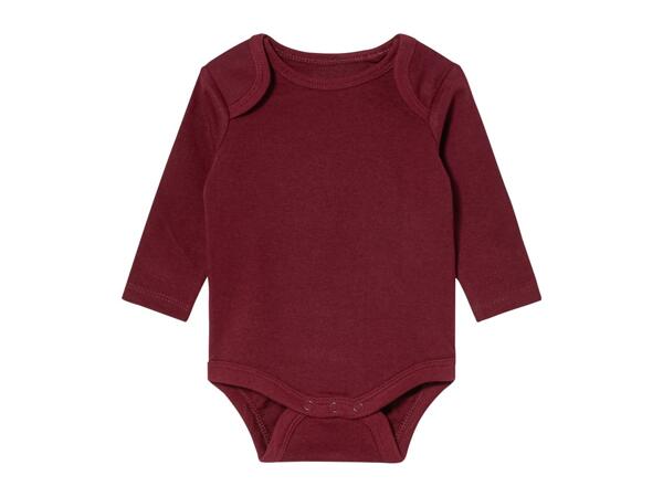 Lupilu Baby Long-Sleeve Bodysuits - 3 Pack