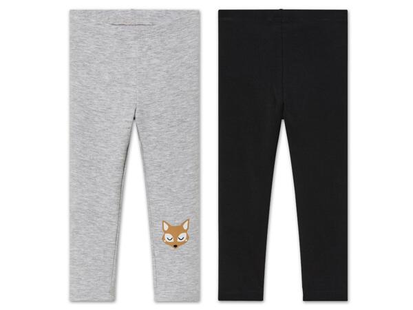 Kleinkinder Thermo-Leggings, 2 Stück