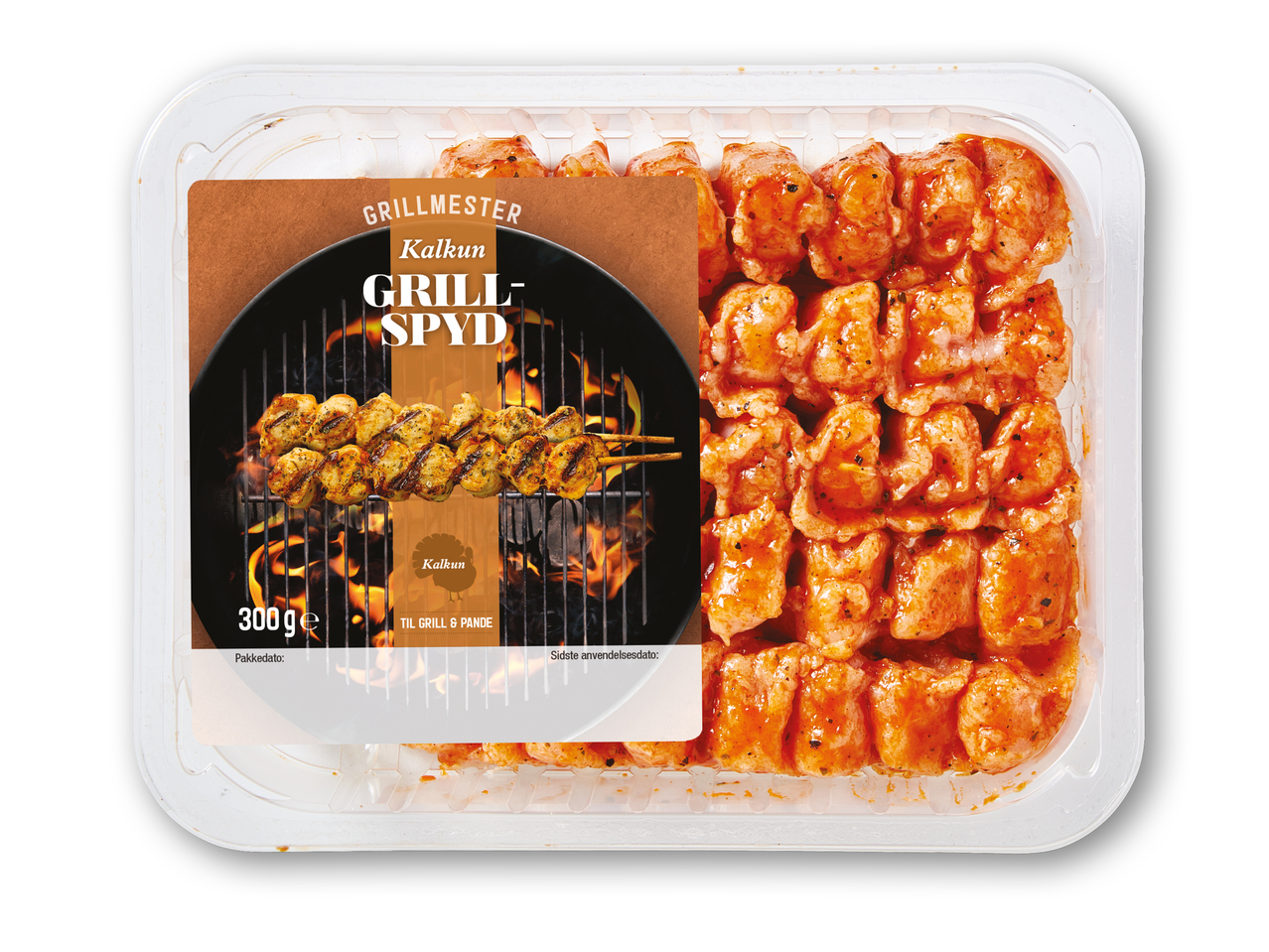 GRILLMESTER Marinerede kalkungrillspyd