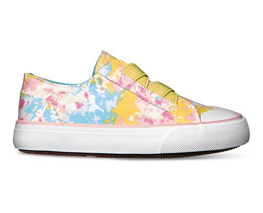 Lily & Dan Toddlers Memory Foam Canvas Slip Ons