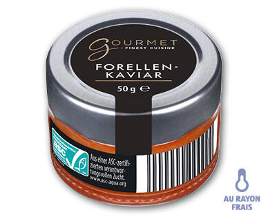 GOURMET Œufs de truite ASC