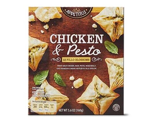 Appetitos 
 Blossoms Spinach & Cheese or Chicken & Pesto