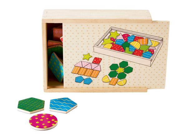 Playtive Wooden Magnetic Shapes/​Number/​Letters