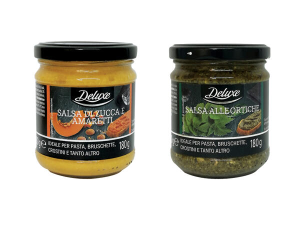 Pumpkin and Amaretto or Nettle Sauce