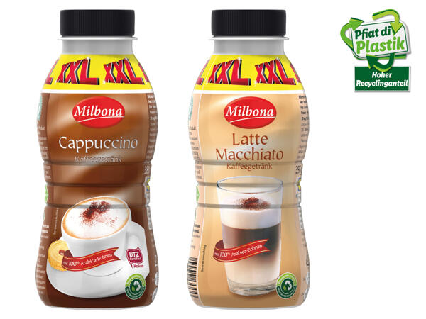 Kaffeegetränk 250 ml + 130 ml gratis