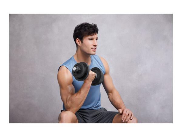 Crivit 10kg Dumbbell Set - 9 Pieces