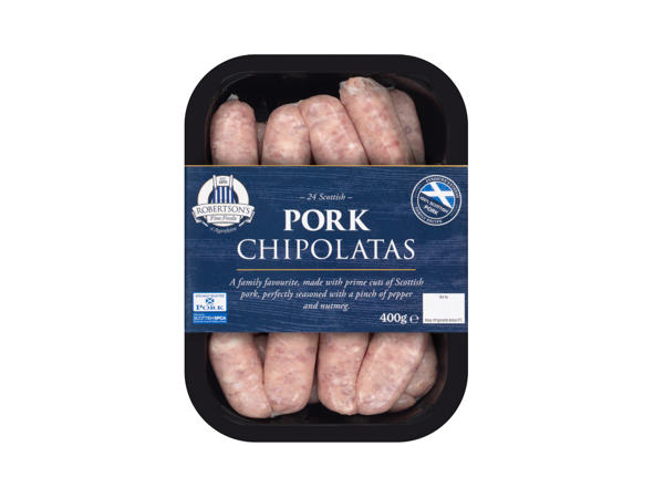 Robertson's Scottish Pork Chipolatas