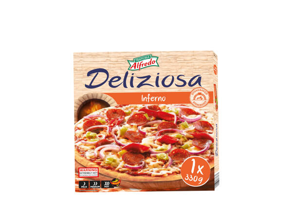 Stenugnspizza inferno
