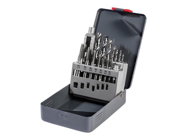 Drill Bit and Tap Drill Bit Set 15 Pieces