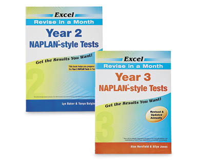 Excel Naplan-Style Revise in a Month Books