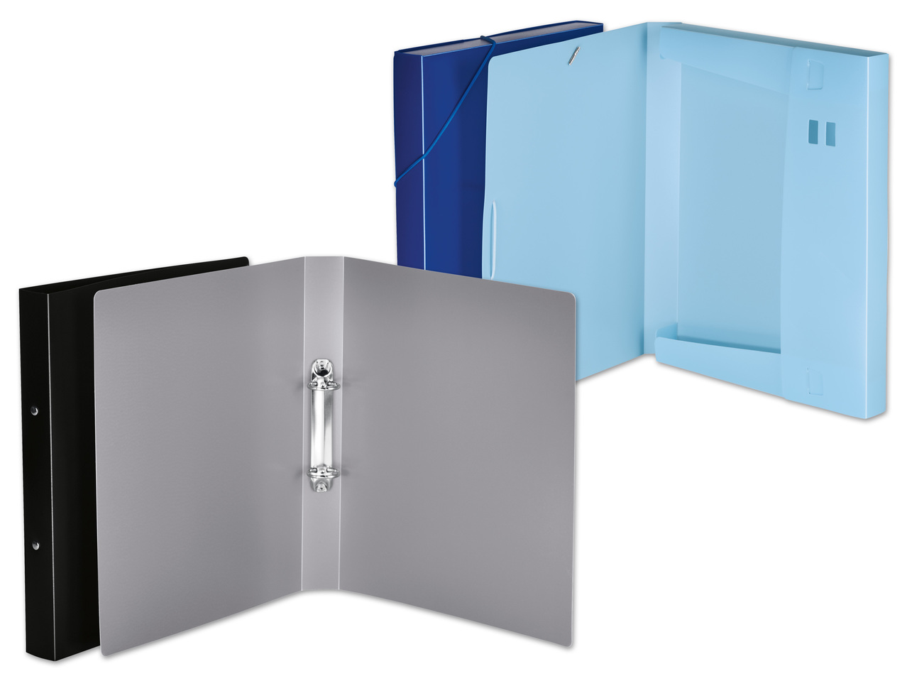 UNITED(R)OFFICE Heftbox oder Ringbuch, 2 Stück