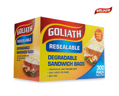 Resealable Sandwich Bags 300pk
