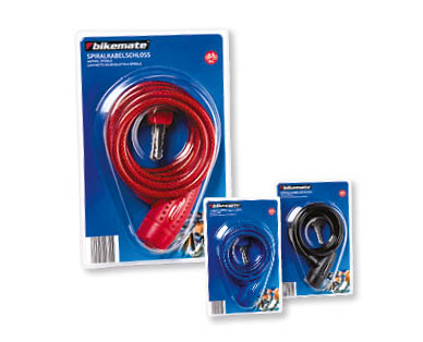 Lucchetto a spirale per bicicletta BIKEMATE(R)