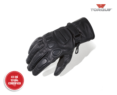 Padded Leather Motorcycle Gloves