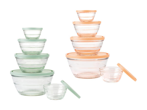 Bols en verre, set de 5