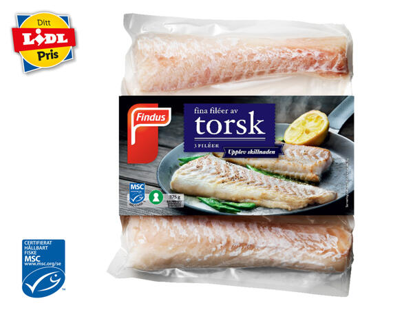 Findus filéer av torsk