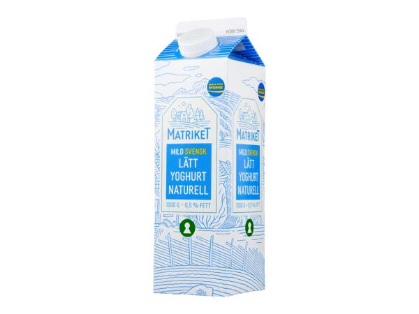 Lättyoghurt, naturell