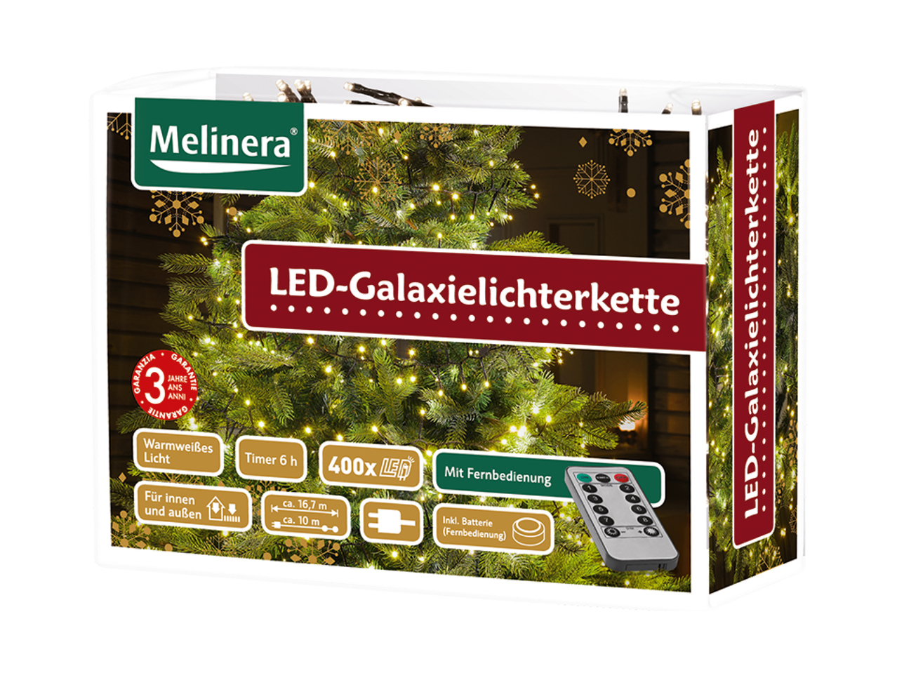 MELINERA(R) LED-klyngelyskæde
