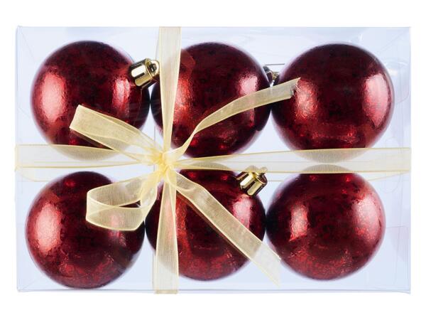 Christmas Baubles, 6 Pieces