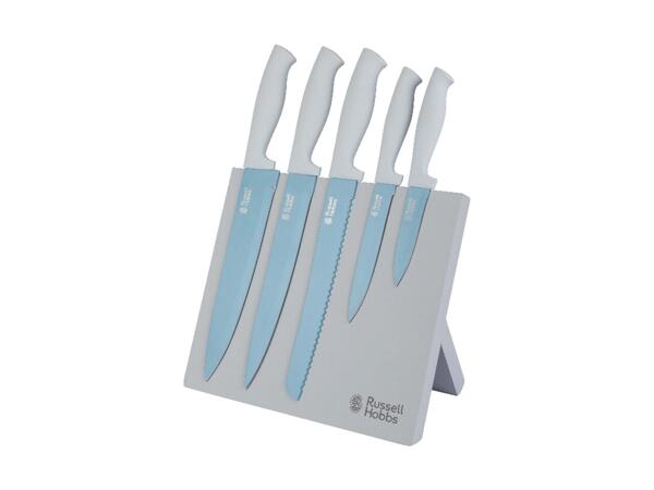 5 Piece Knife Block Black