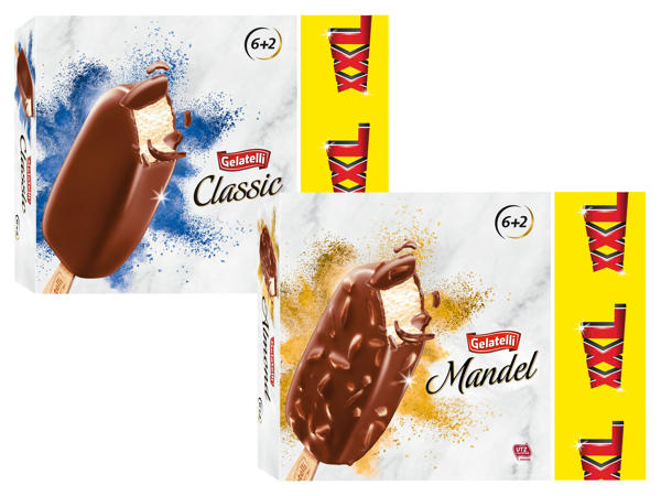 GELATELLI Stieleis 8x 120 ml
