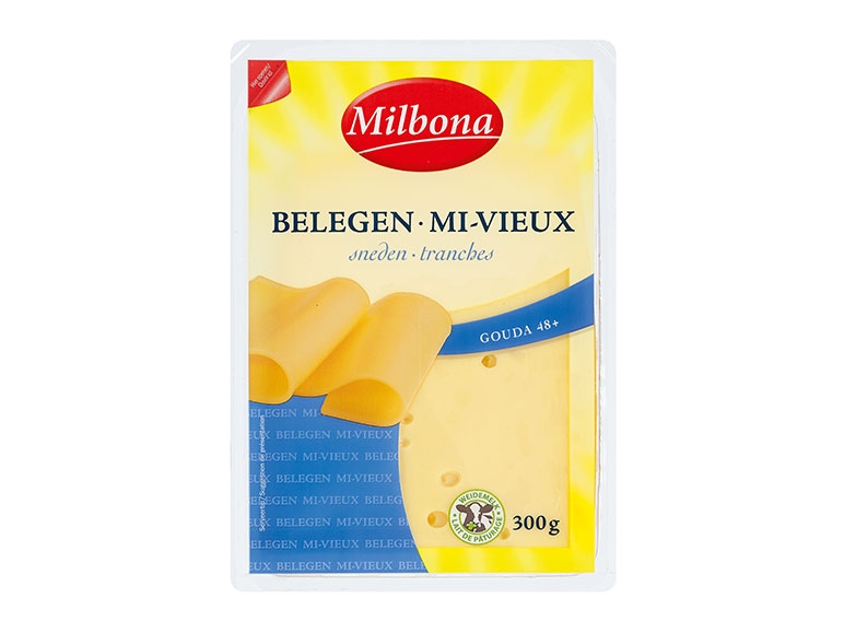 Gouda affiné en tranches