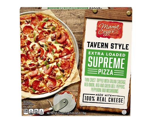 Mama Cozzi's Pizza Kitchen 
 Premium Tavern Cheese or Supreme Pizza
