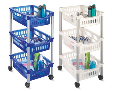 Easy Home 3-Tier Rolling Cart