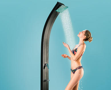POOLSTAR Solardusche Slim Line Deluxe