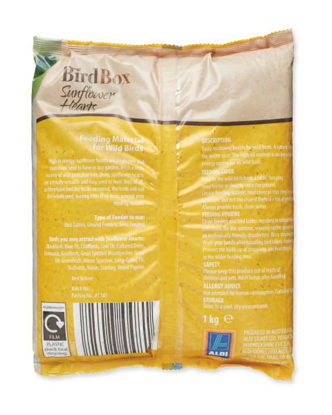 Bird Box Sunflower Hearts 1kg