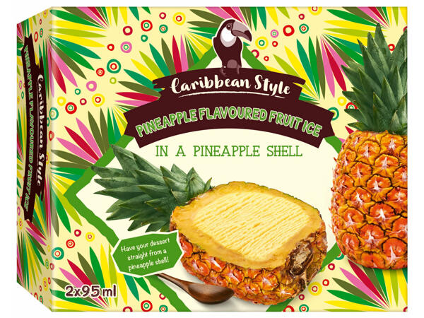 Ananas avec glace