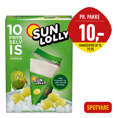 SUN LOLLY 
Vindrue