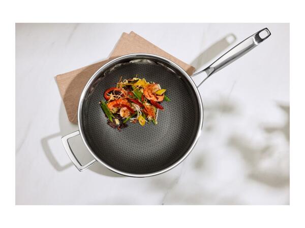 28cm Honeycomb Stainless Steel Wok