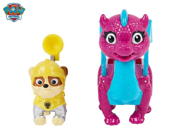 Paw Patrol Rescue Knights Play Set - Rubble and Dragon Blizzie