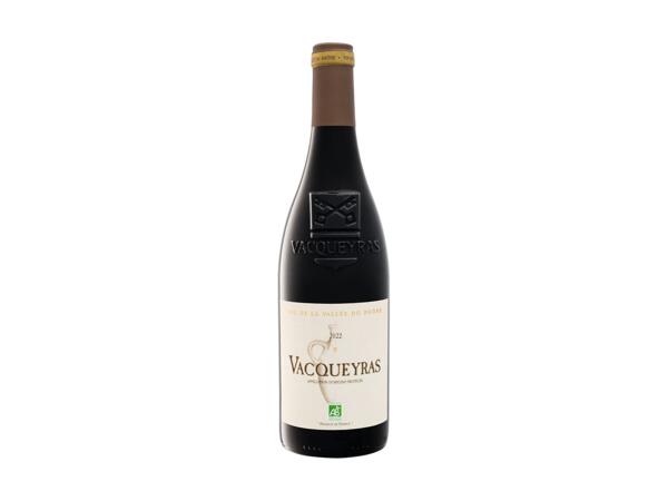 Organic Vacqueyras AOP rouge, Rhône, French