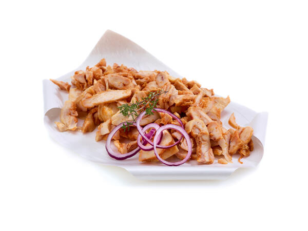 Morceaux de poulet cuits