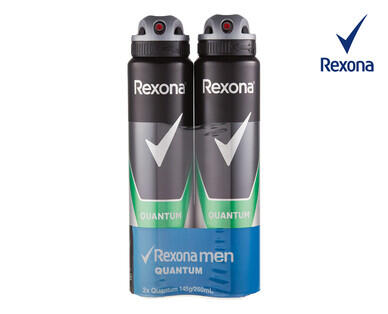 Rexona 48 Hour Antiperspirant Aerosol Deodorant 2 x 145g
