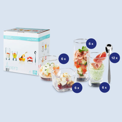 Set apéro, 36 pcs
