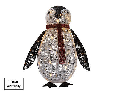 LED Solar Glitter Penguin