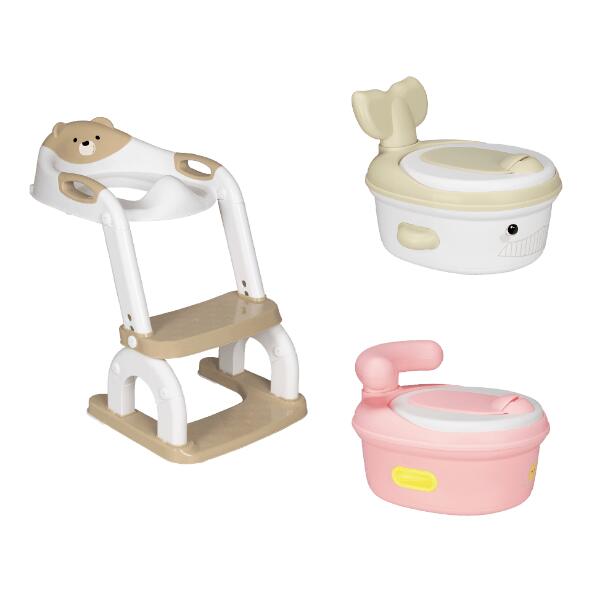 HOME CREATION(R) 				Siège de W.-C. avec escalier ou pot pour enfant 3 en 1
