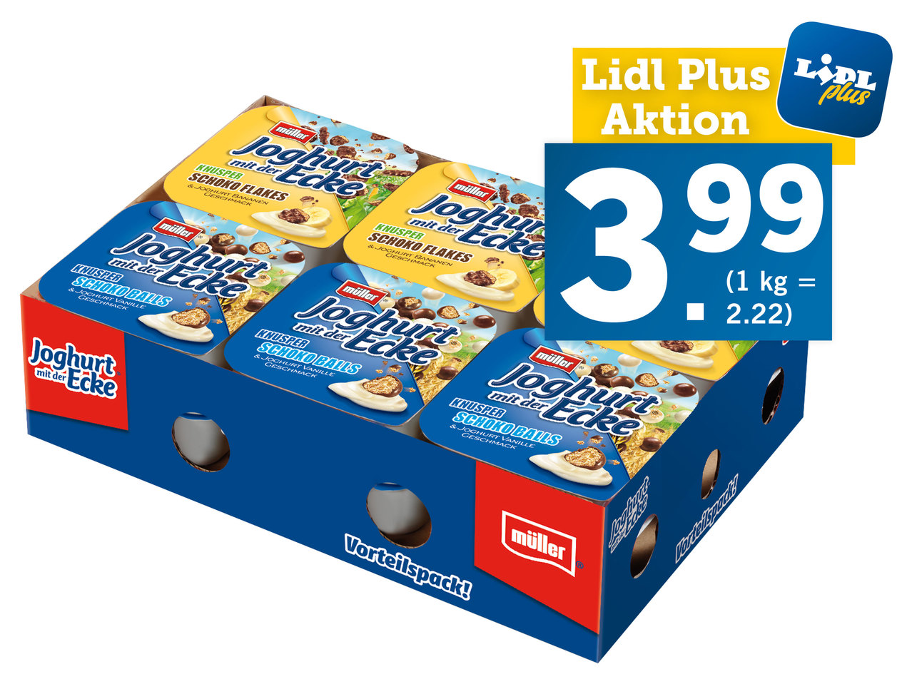 MÜLLER Joghurt mit der Ecke